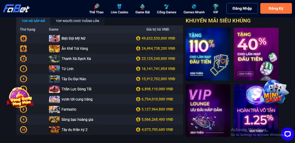 Chương trình VIP b888 khuyến mãi